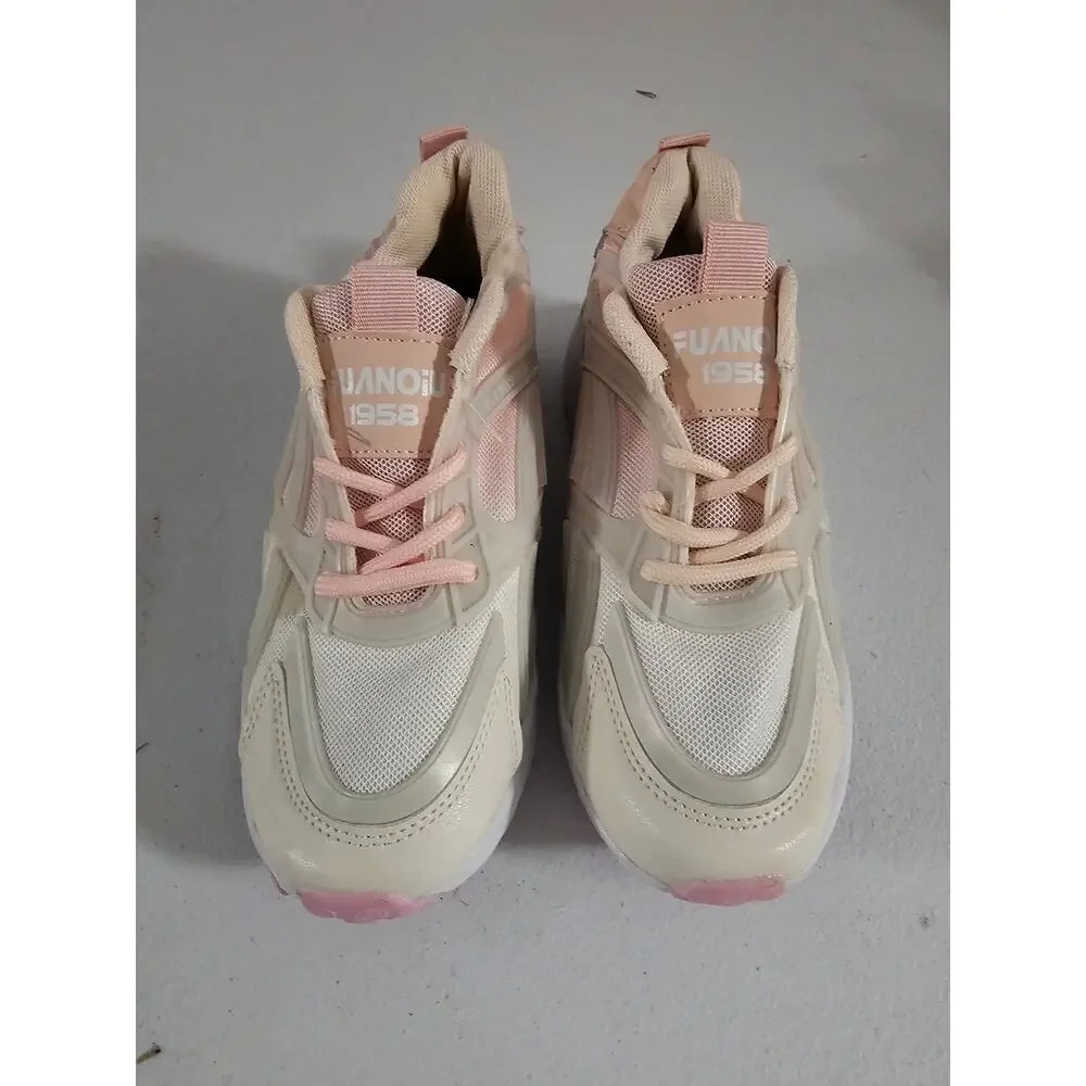 NWOB Girls Lightweight Lace-up Sneakers size EU34 UK2 US 3